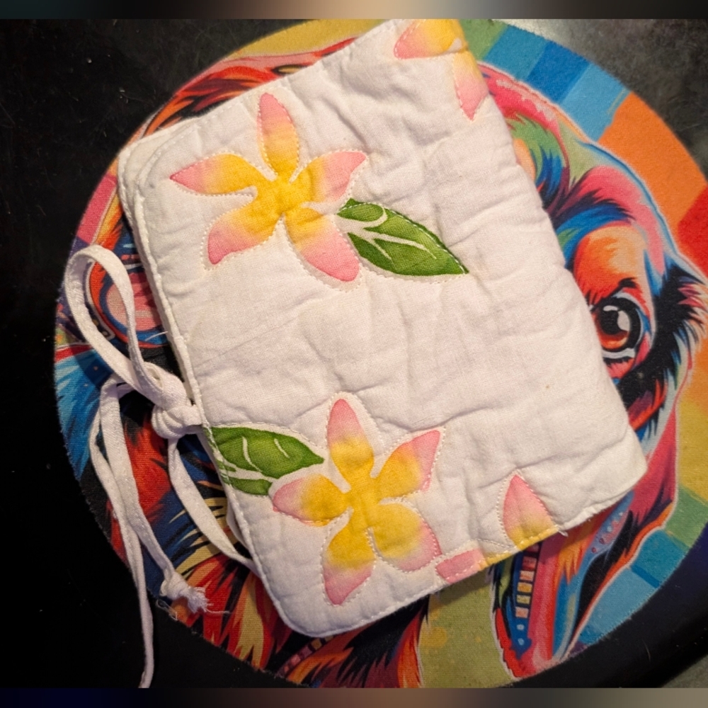 Flower cloth wallet